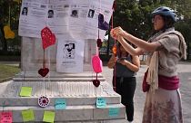 #Mexique : des cœurs pour honorer les femmes assassinées