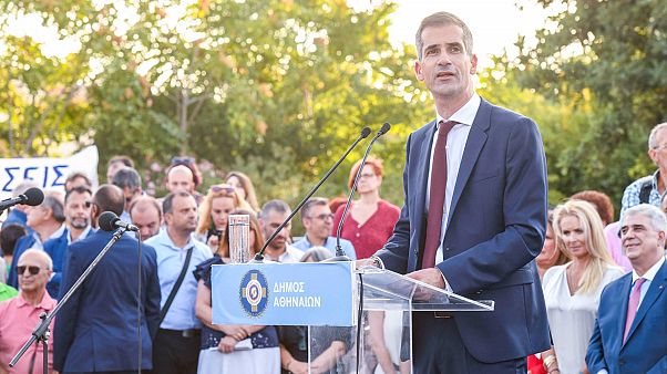 Στην Ακαδημία Πλάτωνος ορκίστηκε ο νέος δήμαρχος της Αθήνας Κώστας Μπακογιάννης Στην Ακαδημία Πλάτωνος ορκίστηκε ο νέος δήμαρχος της Αθήνας Κώστας Μπακογιάννης