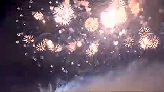 Feuerwerksweltmeisterschaft in Kaliningrad: die Zuschauer staunen