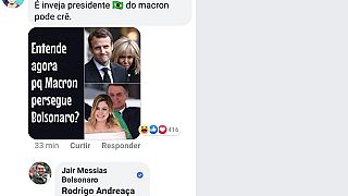 Internet-Zoff zwischen Bolsonaro und Macron