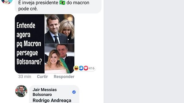 Internet Zoff Zwischen Bolsonaro Und Macron Euronews