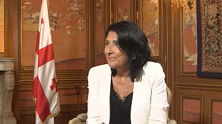 Η Πρόεδρος της Γεωργίας Σαλομέ Ζουραμπισβίλι στο Euronews