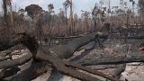 Brasilianische Soldaten im Einsatz gegen die Feuer