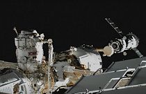 شاهد: المركبة سويوز الناقلة للروبوت فيدور تصل إلى محطة الفضاء الدولية  