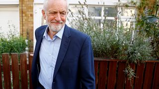 Britain's opposition Labour Party leader Jeremy Corbyn leaves his home in London, Britain August 27, 2019.