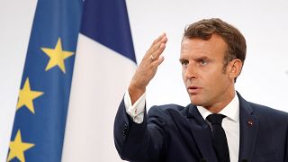 French President Emmanuel Macron in Paris, France August 27, 2019