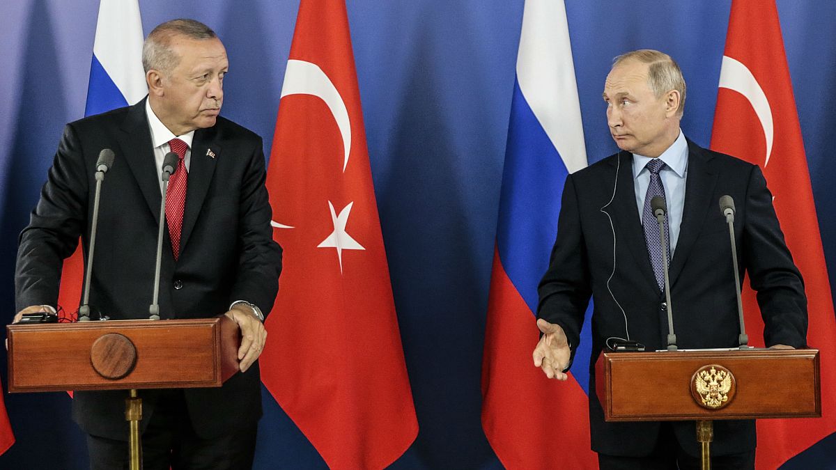Cumhurbaşkanı Recep Tayyip Erdoğan ile Rusya Devlet Başkanı Vladimir Putin ortak basın toplantısı düzenlendi