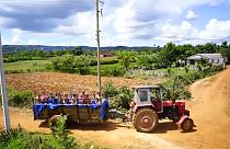 Tractor pool brings joy to children in rural Cuba