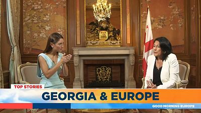 Georgia wants to be a part of Europe, says president 