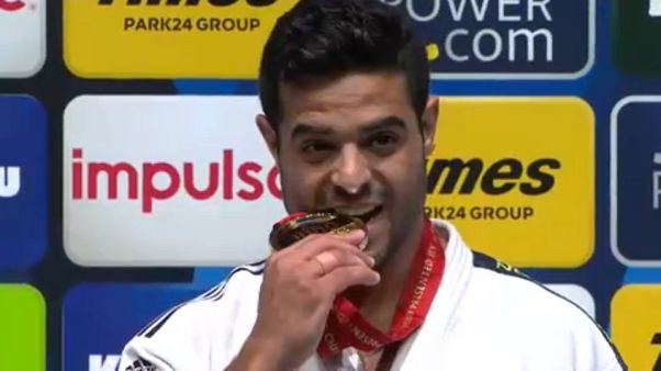 Саги Муки - первый израильский чемпион мира по дзюдо Саги Муки - первый израильский чемпион мира по дзюдо