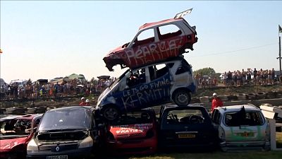 UK hosts car-jumping championships