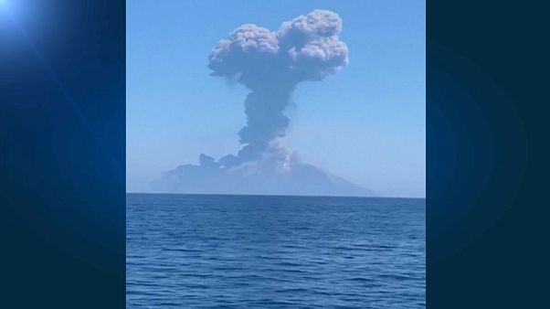 Olaszország: újra kitört a Stromboli vulkán Olaszország: újra kitört a Stromboli vulkán