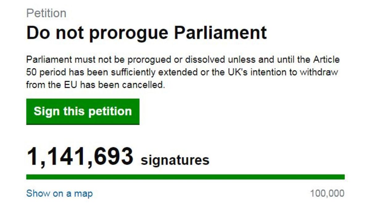 Szárnyal a Boris Johnson terve elleni petíció