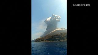 Watch: Italian volcano erupts for second time in two months