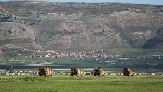 نیروهای نظامی ترکیه در مرز سوریه