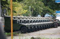 Hong Kong'da görüntülenen askeri konvoya Çin 'rutin rotasyon' dedi