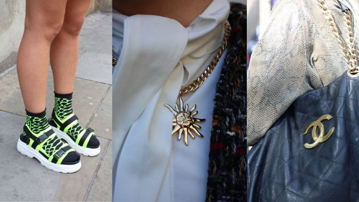 Details in Christopher, Anna, and Jessica's outfits.  