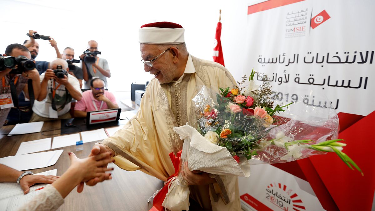 نائب رئيس حزب النهضة التونسي والمرشح للانتخابات الرئاسية عبد الفتاح مورو 