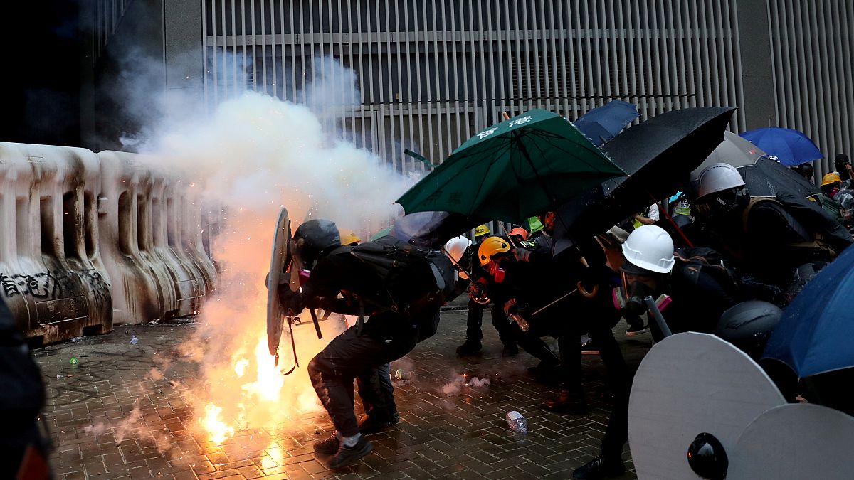 Напряжённая ситуация в Гонконге