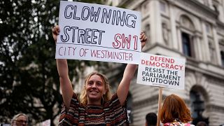 Brexit: Protests across the UK after government closes down parliament ahead of EU exit deadline