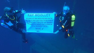 Ветеран-аквалангист побил свой собственный рекорд