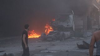 Suriye'de hükümetin ateşkes ilan ettiği İdlib'i bu kez ABD vurdu