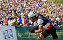 () competes in show biathlon during the Martin Fourcade Nordic Festival in Annecy, France, on august 31, 2019, Photo Philippe Millereau / KMSP