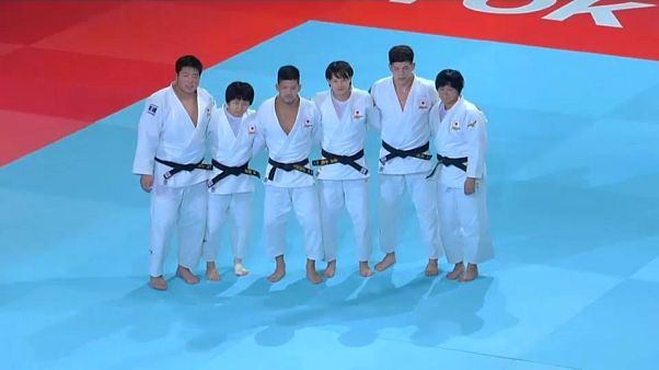 Japón campeón por equipos en el Campeonato Mundial de Judo Japón campeón por equipos en el Campeonato Mundial de Judo