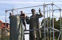 Prágában gond van egy szovjet szoborral