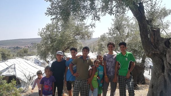 Campo de refugiados de Moria de novo debaixo de pressão Campo de refugiados de Moria de novo debaixo de pressão
