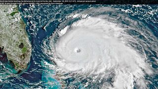 El huracán el 1 de septiembre a las 14:11 UTC 