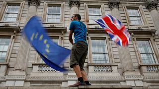 Brexit-sur-plage aux Pays-Bas