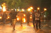 ویدئو؛ جشن سالانه آتش در السالودور