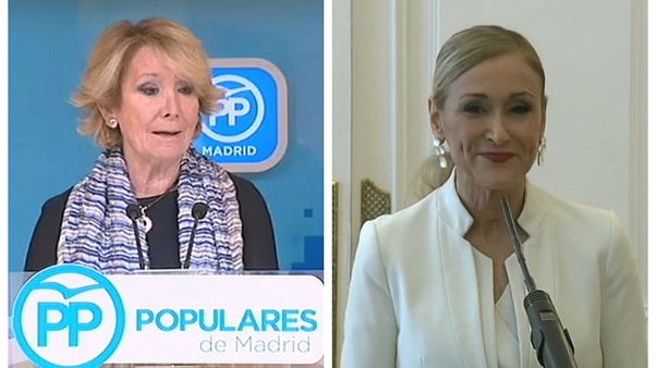 Aguirre y Cifuentes, expresidentas de la Comunidad de Madrid, imputadas "por organización criminal" Aguirre y Cifuentes, expresidentas de la Comunidad de Madrid, imputadas "por organización criminal"