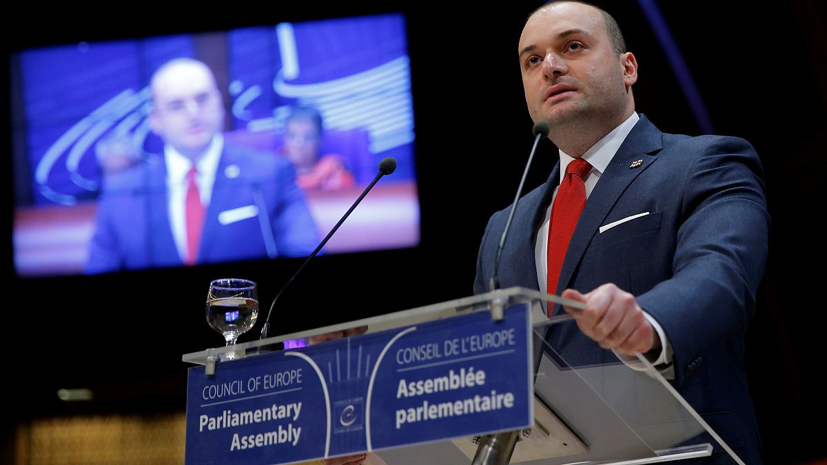 FILE PHOTO: Georgian Prime Minister Bakhtadze addresses the Parliamentary Assembly of the Council of Europe in Strasbourg