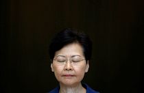 FILE PHOTO: Hong Kong's Chief Executive Carrie Lam attends a news conference in Hong Kong, China August 13, 2019.