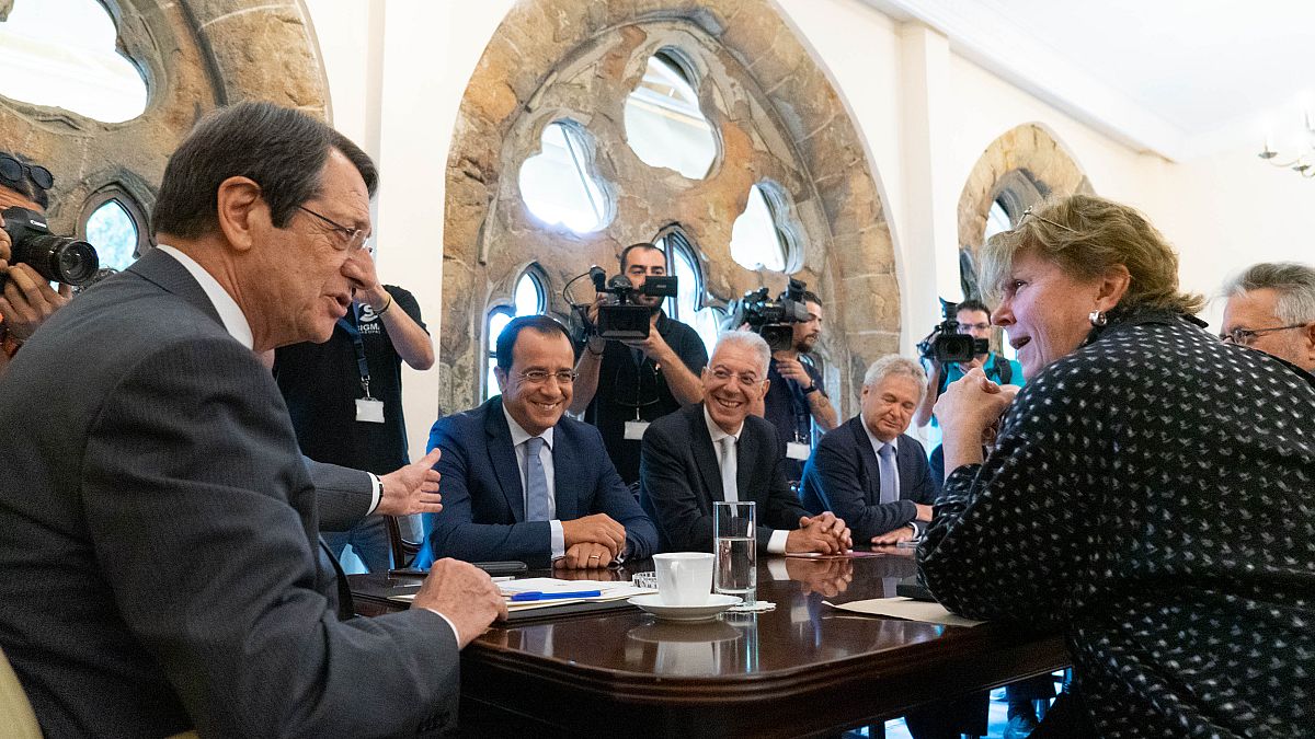 Η Ειδική Απεσταλμένη του ΓΓ των ΗΕ  στο Κυπριακό Προεδρικό Μέγαρο