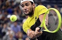 Rovescio a due mani di Matteo Berrettini.