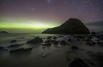 Video: Güney ışıkları olarak bilinen 'Aurora Australis' görüntüleri büyüledi