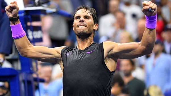 Rafael Nadal im Viertefinale der US-Open Rafael Nadal im Viertefinale der US-Open