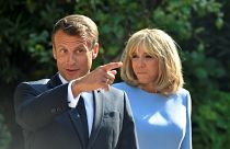 Fransa Cumhurbaşkanı Emmanuel Macron - First Lady Brigitte Macron