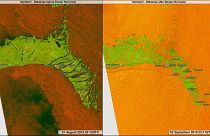 Hurricane Dorian: Before-and-after images show extent of flooding on the Bahamas