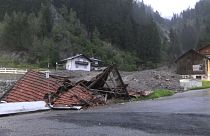 شاهد: انزلاقات أرضية في النمسا