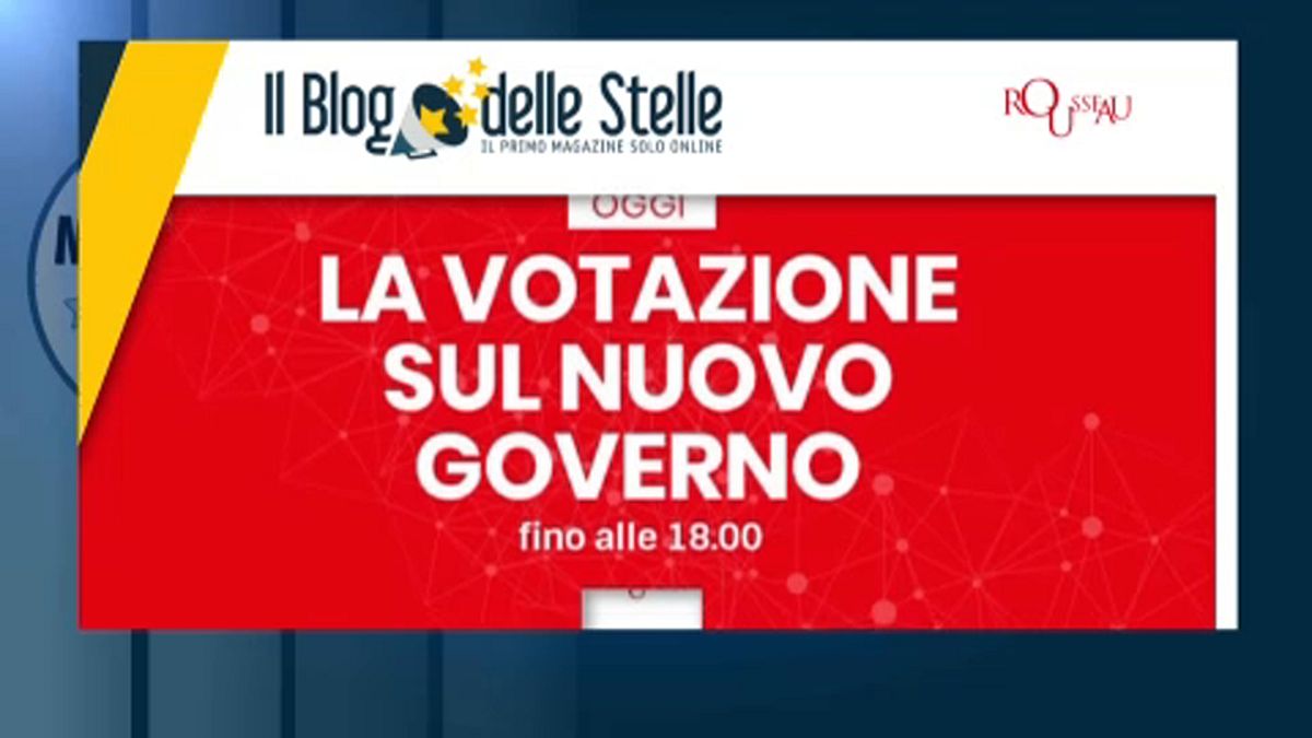 El Movimiento 5 estrellas vota a favor de un gobierno con el Partido Democrático en Italia