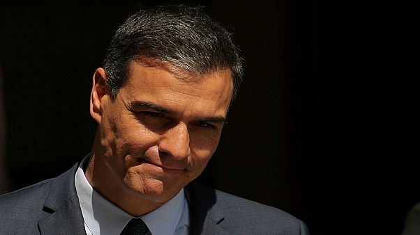 بيدرو سانشيز رئيس الحكومة الإسبانية المنتهية ولايته بيدرو سانشيز رئيس الحكومة الإسبانية المنتهية ولايته