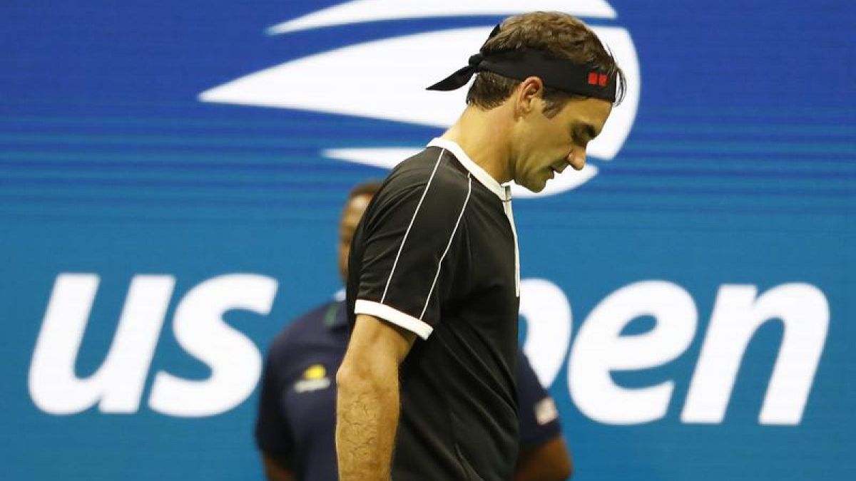 La delusione di Roger Federer. 