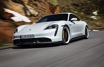 Porsche Taycan, the company's first production electric vehicle