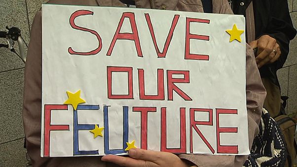 Brexit: Protest gegen Johnson in Dublin Brexit: Protest gegen Johnson in Dublin