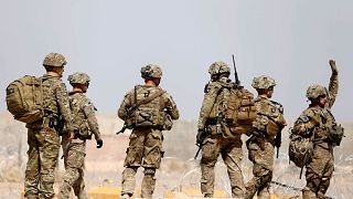 Afganistan'ın Uruzgan kentinde görev yapan Amerikan askerleri