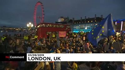 A kormány és a brexit ellen tüntettek Londonban
